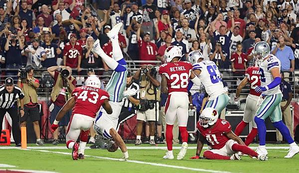 NFL: Cowboys wrestle Arizona in spite of a wobbly start