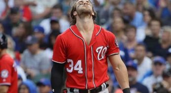 MLB: Bryce Harper’s comeback postponed after influenza infection
