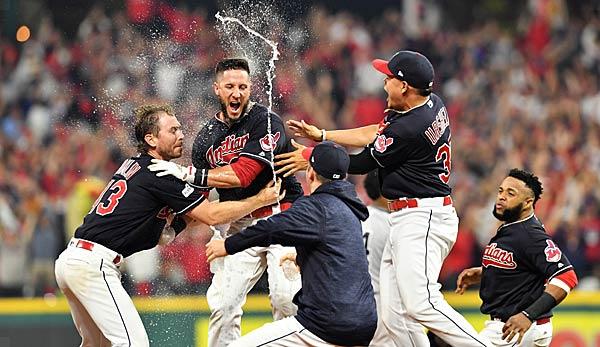 MLB: Indians win after extra inning madness game 2