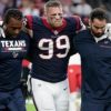 NFL: Texans: Watt with knee injury to hospital