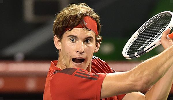 ATP: Dominic Thiem in Shanghai at the start against Viktor Troicki