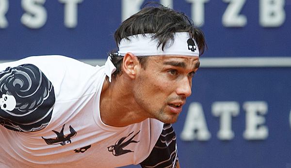 ATP: fine and Grand Slam exclusion on probation for Fognini