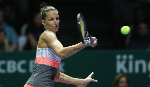 WTA Finals: Karolina Pliskova convinced - but remains silent about the "coach stealing".