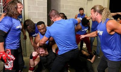 WWE: RAW: Smackdown stars storm the show!