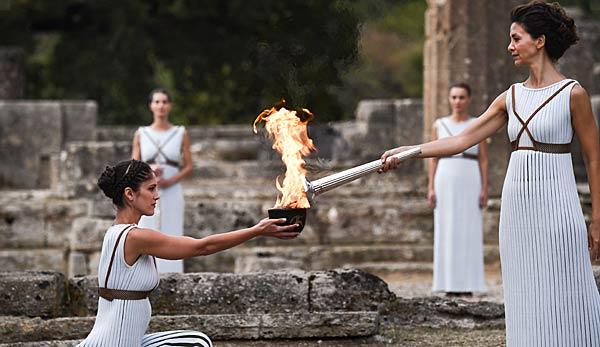 Olympics: Olympic bonfire for Winter Games in Pyeongchang ignited