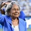 MLB: World Series: Family of Jackie Robinson throws first pitch