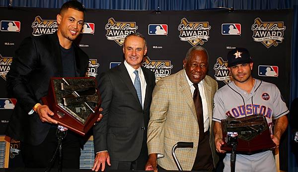 MLB: Stanton and Altuve win Hank Aaron Award 2017