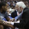 NBA: Pop about Kawhi:"I'm not asking."