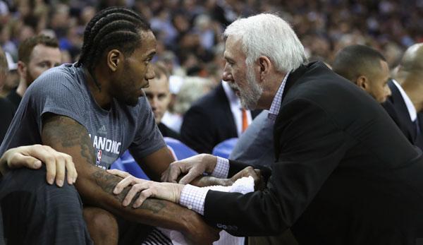 NBA: Pop about Kawhi:"I'm not asking."