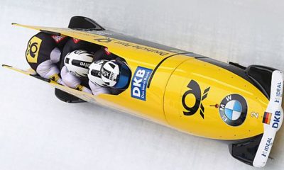 Bob: Dominators tripping over German bobsleigh riders miss the podium
