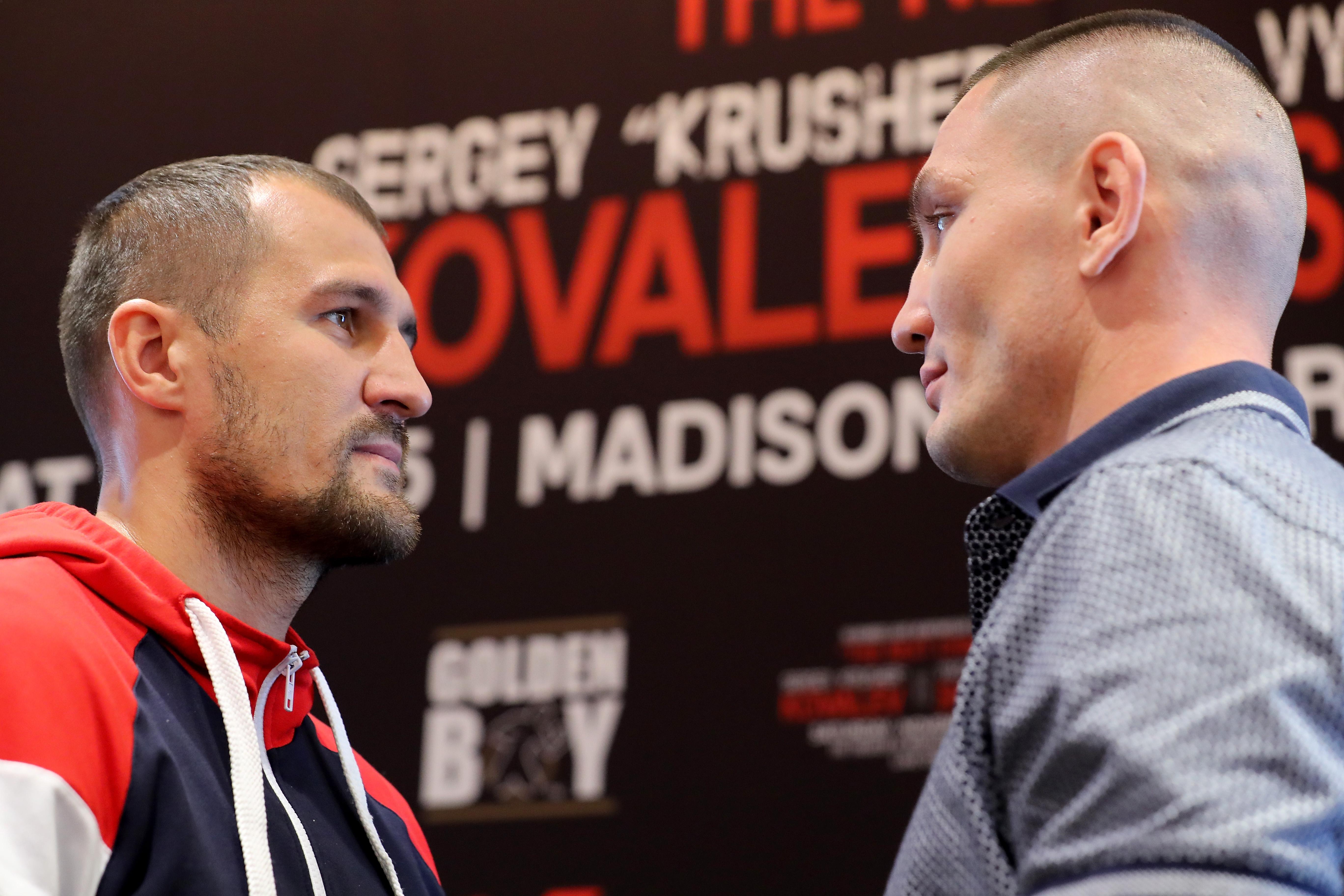 Boxing: Kovalev vs.