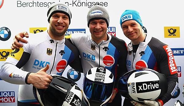 Bob:"Extremely narrow": Walther also wins in the four-man bobsleigh