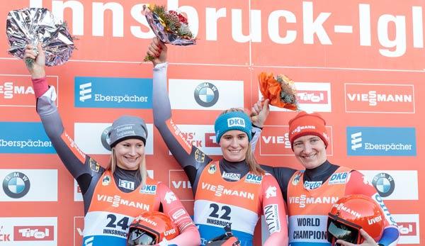 Tobogganing: German triple victory at the season opener - Geisenberger ahead