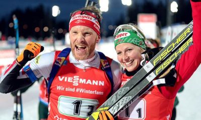 Biathlon: Hauser/Eder win single-mixed relay