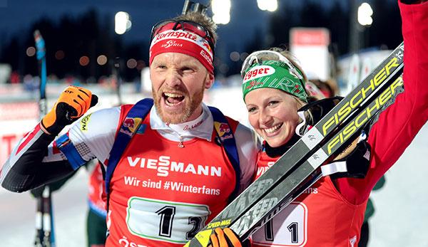 Biathlon: Hauser/Eder win single-mixed relay