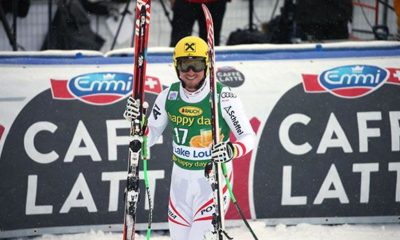 Ski Alpin: Two men from ÖSV in the Super-G on the podium