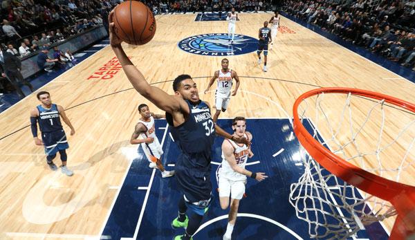 NBA: Wolves win thanks to Towns, Bulls lose