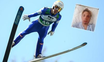 Ski Jumping: After Fall: Diethart posts shock photo