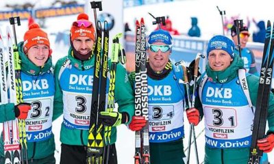 Biathlon: German relay team wins Norway second place