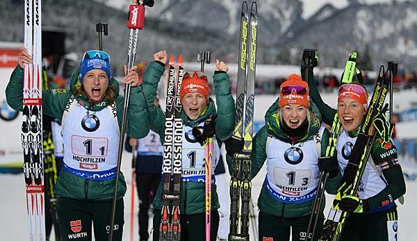 Biathlon: German women's relay sets a clear signal with victory