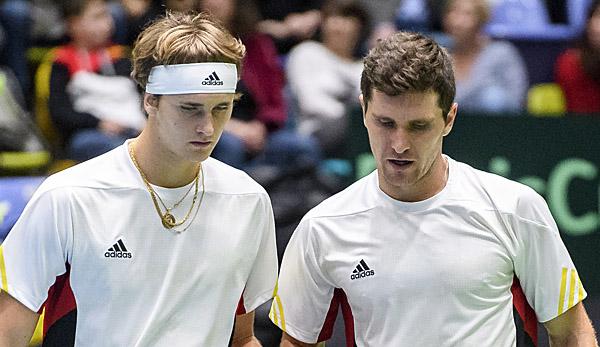 Davis Cup: German Davis Cup Team in Australia on hard court