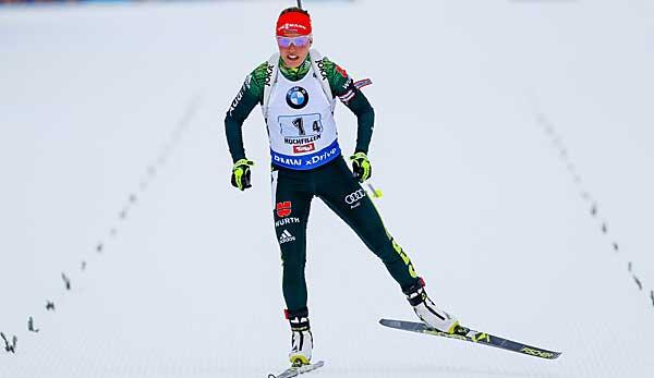 Biathlon: Dahlmeier:"Step by step in the right direction".