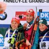 Biathlon: Dahlmeier wins chase in Annecy