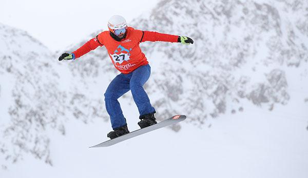 Winter sports: Two ÖSV riders in the Snowboard Cross on the Stockerl