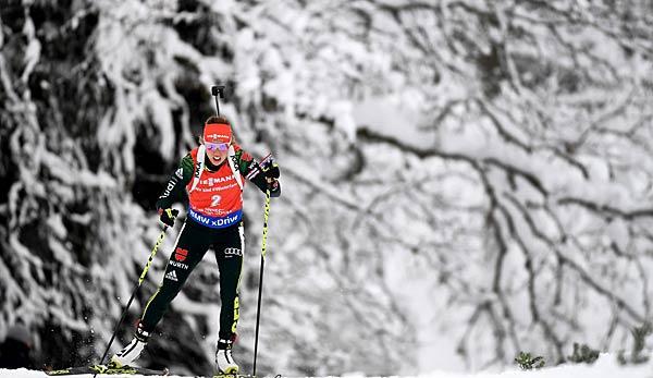 Biathlon: Dahlmeier third in the mass start of Annecy