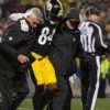 NFL: Steelers drama: Brown goes to hospital with calf injury