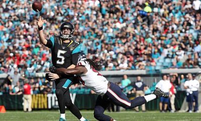 NFL: Jaguars fans send Jadeveon Clowney garbage cans