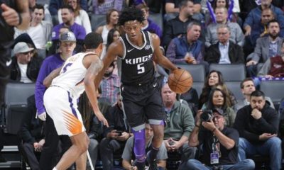 NBA: Kings: Rookie De' Aaron Fox is injured.