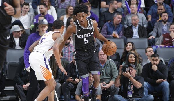 NBA: Kings: Rookie De' Aaron Fox is injured.