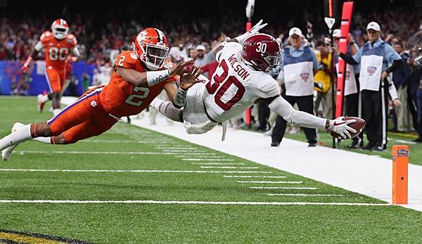 NCAA: College semi-final: Alabama beats Clemson - Madness in the Rose Bowl!