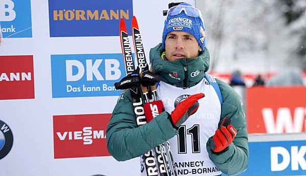 Biathlon: Back problems: Schempp dispenses with pursuit and relay in Oberhof