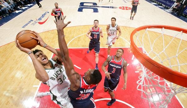 NBA:"Greak Freak" leads the Bucks to victory over weak wizards