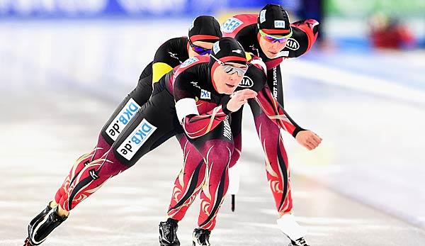 Speed skating: Germany wins bronze medal in team pursuit