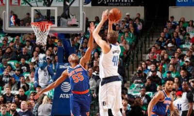 NBA: Mavs Brick Festival honours Harper - Knicks steal game thanks to Porzingis