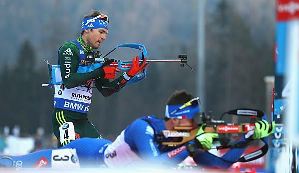 Biathlon: Only fourth place in the men's relay:"Not a bad omen" for Olympia