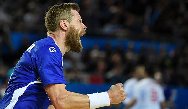 Handball European Championship: 1797 international goals: Valur Sigurdsson equalizes world record