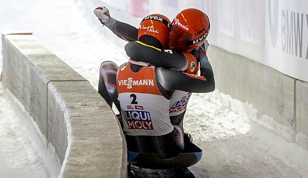 Tobogganing: Eggert/Benecken win home World Cup - Women celebrate triple victory