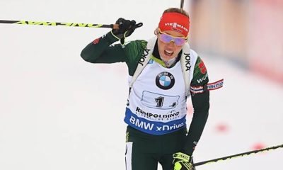 Biathlon: Women's relay team wins Olympic dress rehearsal in Ruhpolding