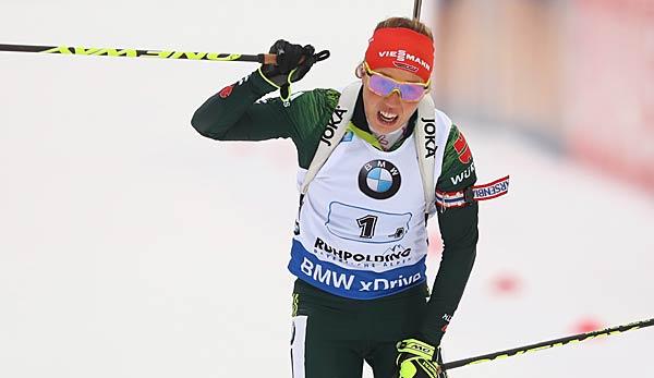 Biathlon: Women's relay team wins Olympic dress rehearsal in Ruhpolding