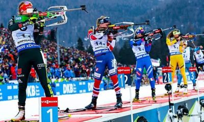 Biathlon: Dahlmeier narrowly beaten in mass start of Ruhpolding