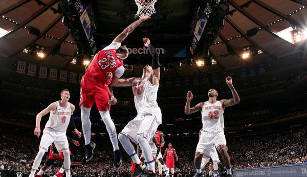 NBA: Anthony Davis wins OT in New York after big gap: Anthony Davis wins OT in New York
