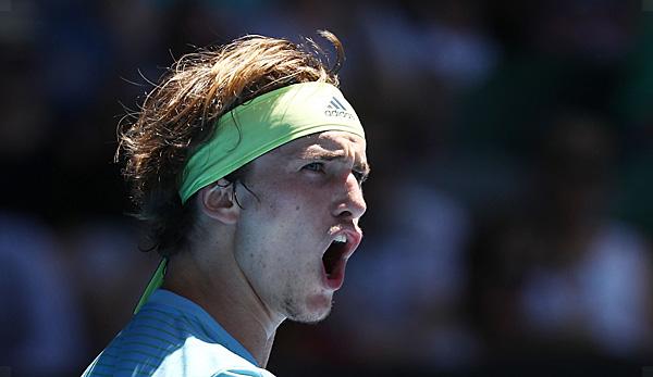 Australian Open: Alexander Zverev starts with solid three-set win