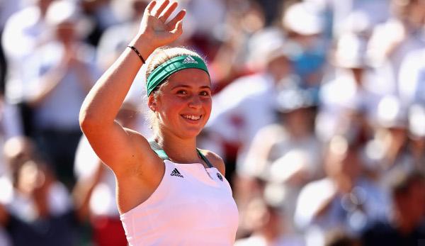 WTA: Jelena Ostapenko: Quickly stamped