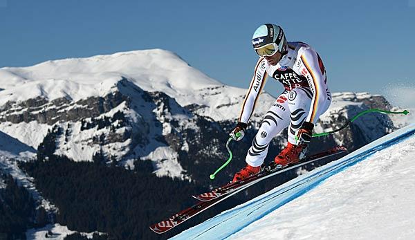 Alpine Skiing: Training on the Streif: German downhill skiers confident