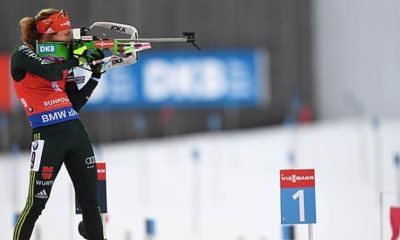 Biathlon: Dahlmeier second in Antholz