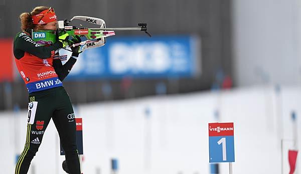 Biathlon: Dahlmeier second in Antholz